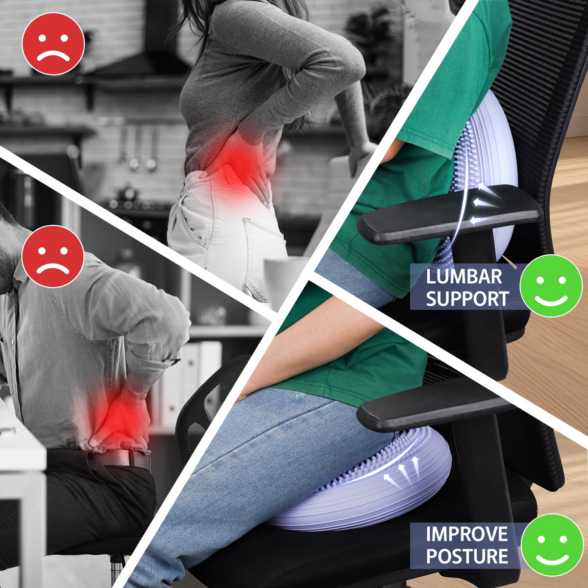 Inflatable Yoga Shock Absorption Mat