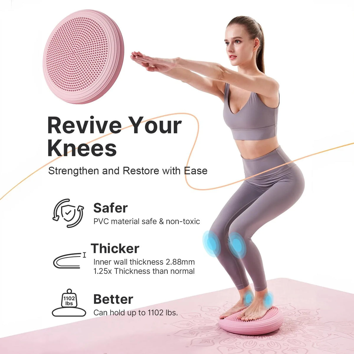 Inflatable Yoga Shock Absorption Mat