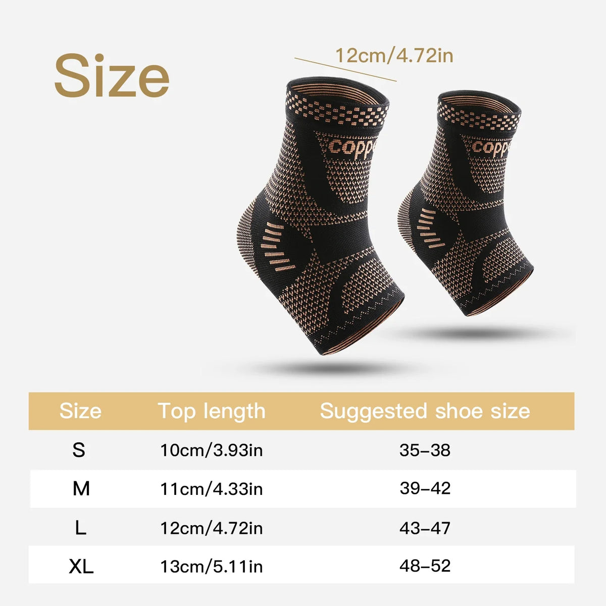 Copper Ion Ankle Protector
