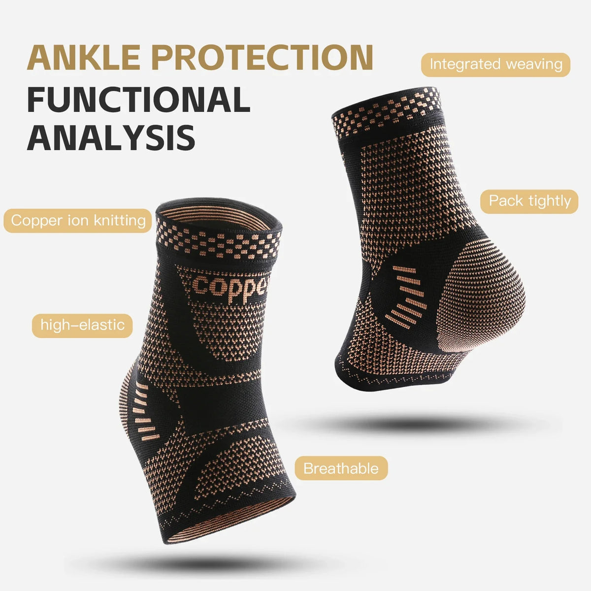 Copper Ion Ankle Protector